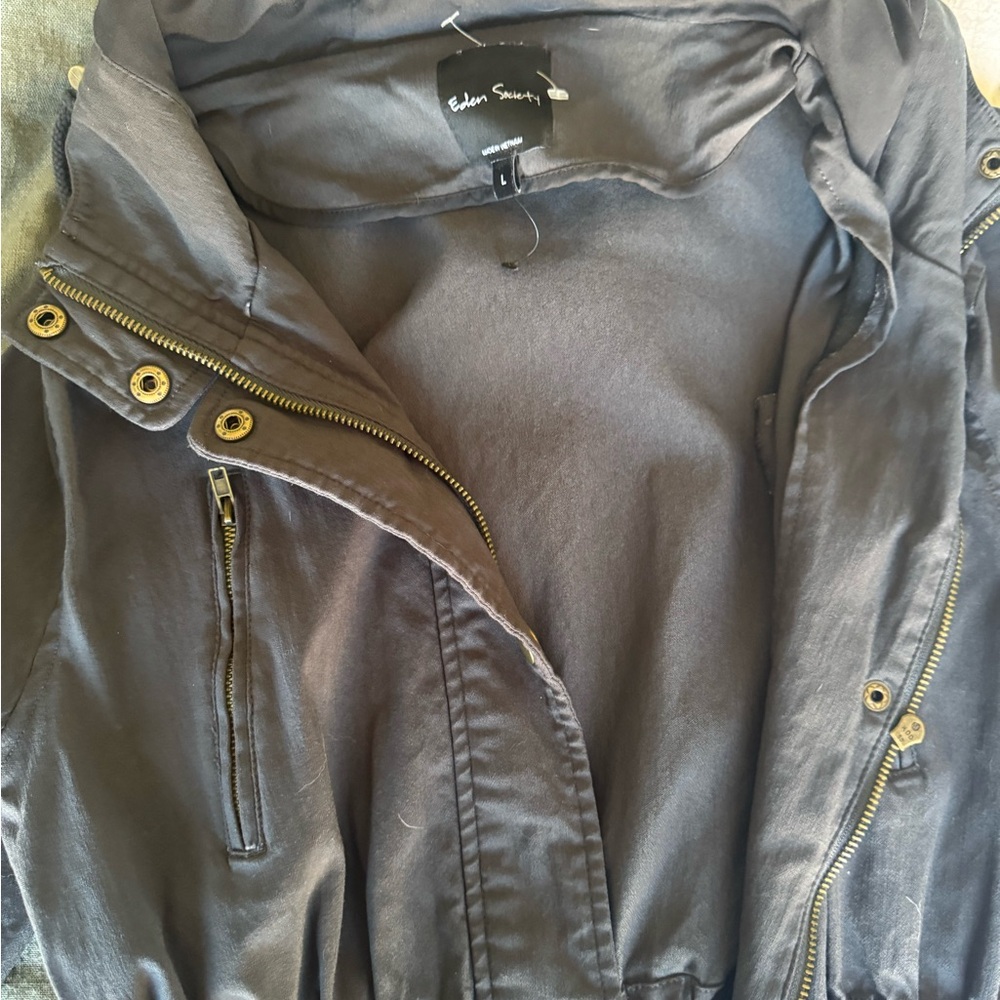 Eden Society Women's Gray Utility Jacket